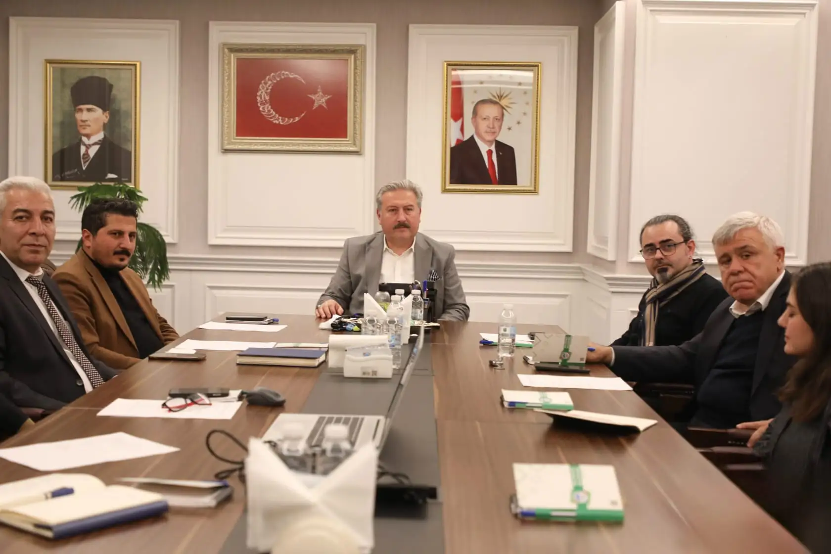 THE SECOND MEETING OF THE WORKSHOP TO BE HELD IN MELIKGAZI MUNICIPALITY REGARDING GÖN HAN, THE COVERED MARKET, THE BEDESTEN, AND VEZHİR HAN WAS HELD.